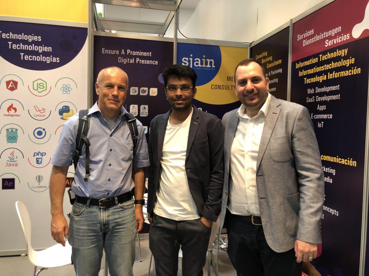 Shreyansh Jain at conference